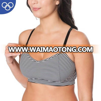 OEM Plus size wireless front button breastfeeding nursing bra maternity