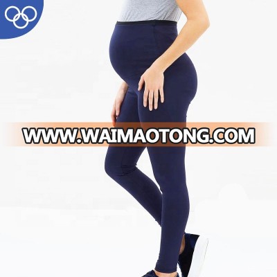 Manufacturer Wholesales High Waist Fitness Pregnant Sportswear Women Maternity Yoga Pants Leggings